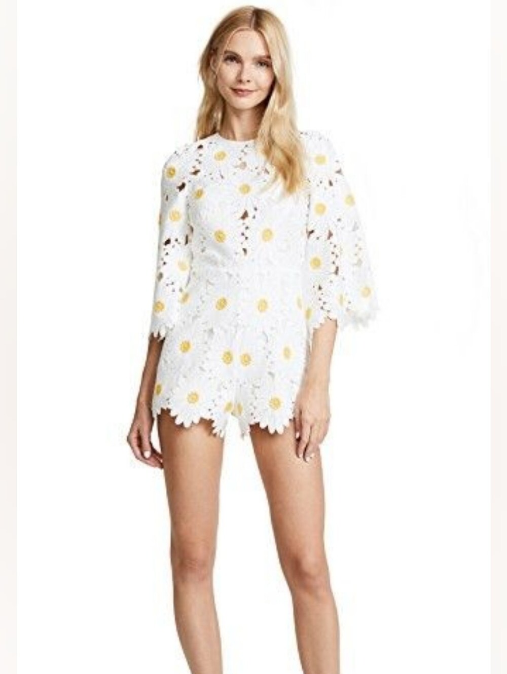 Alice McCall You Can Never Tell Playsuit Romper NWT White Daisy 4